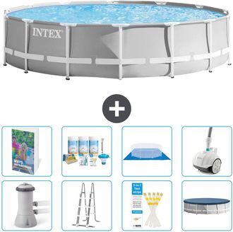 Intex Piscina Prism Frame Redonda - 427x107 Cm - 9-piezas S658
