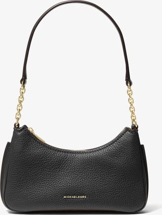 Michael Kors Nolita Extra-Small Pebbled Leather Chain Pochette