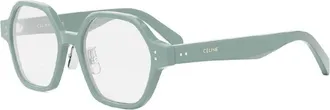Celine Ladies Black Geometric Eyeglass Frames CL50142F 093