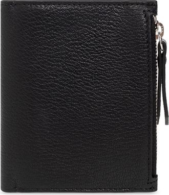 Maison Margiela Bi-fold Portemonnee - Heren - Portefeuilles - Zwart - ONE Size - Leer - Accessoires