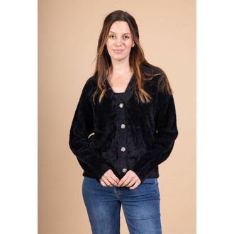 See U Soon Vest met knoopsluiting en V-hals