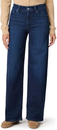 Paige Sasha High Waist Wide Leg Jeans in Mnlitmarin at Nordstrom, Size 33