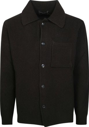 FILIPPO DE LAURENTIIS Over Shirt Costa Inglese - - Knitwear - Uomo - Marrone - M
