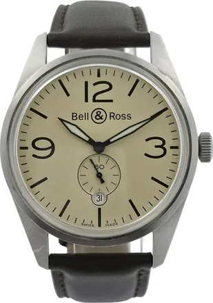 Bell & Ross Pre-owned Bell and Ross Vintage Automatic Mens Watch BR123-95-SS