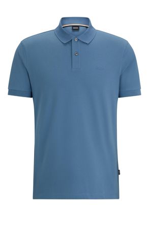 HUGO BOSS Mens Pallas Polo Shirt Pastel Blue - Size X-Large
