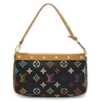 Louis Vuitton Monogram Multicolore Black Noir Monogram Multicolore Pochette (Pre-Owned)
