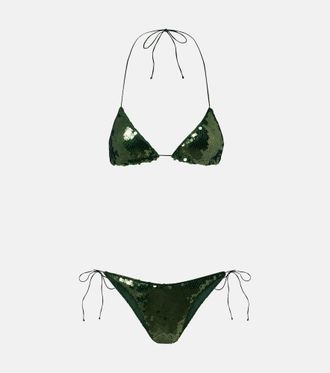 Os&eacute;ree Os&eacute;ree Bikini Marylin con lentejuelas