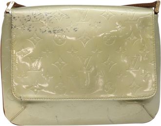 Louis Vuitton Thompson Street Grey Patent Leather Shoulder Bag (Pre-Owned)