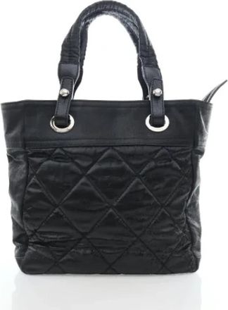 Chanel Pre-owned Nylon chanel-bags - Dames - Vintage Shopper - Zwart - ONE Size - Nylon - Vintage