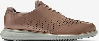 Cole Haan Mens 2.ZER&Oslash;GRAND Laser Wingtip Oxford Shoes - Brown Size 10.5