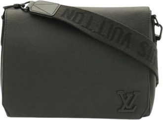 Louis Vuitton Pre-owned Aerogram Takeoff Leren Schoudertas - Dames - Vintage Schoudertas - Zwart - ONE Size - Leer - Vintage