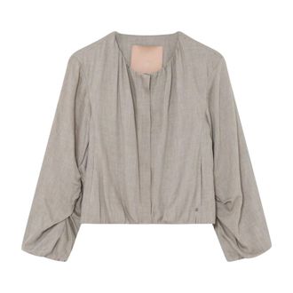 Gustav Dames, Jassen, Beige, Maat: XS
