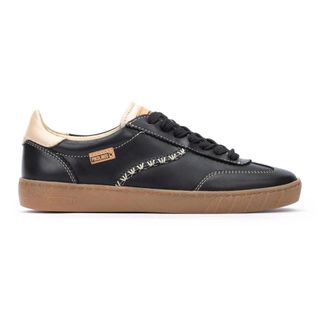 Pikolinos Zwarte damessneaker - Lanzarote-stijl - Dames - Sneakers - Zwart - 42 EU - Schoenen