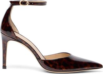 Stuart Weitzman Power Strop 85 - Dames - Pumps - Bruin - 39 EU - Schoenen