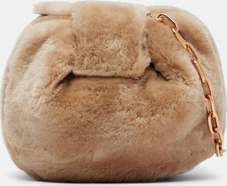 Gabriela Hearst Demi Small shearling clutch