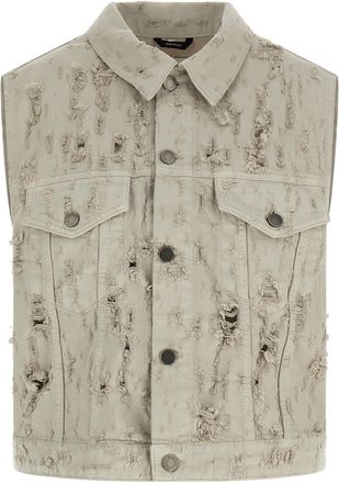 Haikure Cotton Sleeveless Womens Jacket
