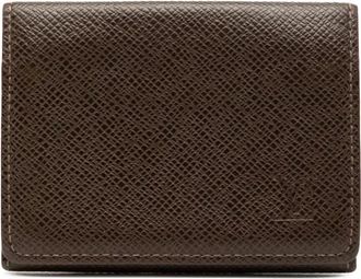 Louis Vuitton Portacarte Business in pelle Ta&iuml;ga 2005 - Marrone