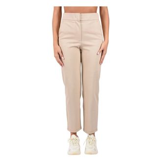 Max Mara Chinos - Dames - Broeken - Beige - Maat: S Katoen