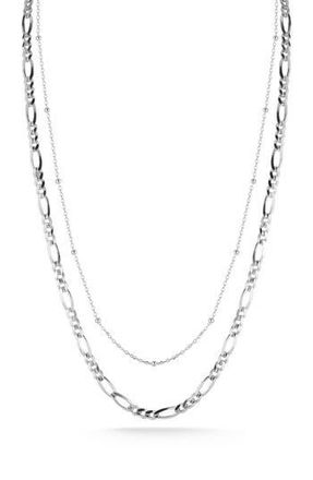 Glaze Jewelry Layered Chain Necklace in Silver at Nordstrom Rack