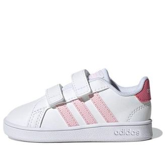 adidas (TD) adidas neo Grand Court White Pink GX5751