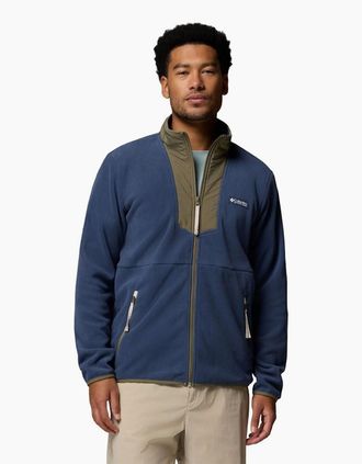 Columbia Mens Columbia Sequoia Grove Full Zip Mens Blue Fleece Jacket - Size: 36