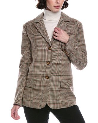 Walter Baker Stormi Relaxed Fit Blazer
