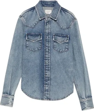 Jacob Cohen Lightweight Denim Shirt - female - Jacob Coh&euml;n - Shirts - Blue - XS - Blouses & Shirts