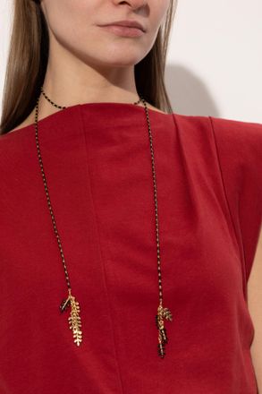 Isabel Marant Long Necklace, Womens, Black