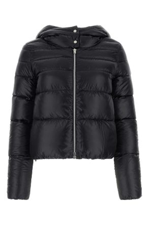 Herno Black Nylon Down Jacket