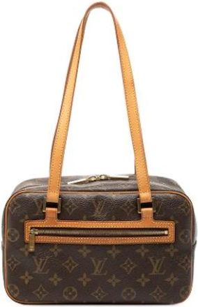 Louis Vuitton Pre-owned Cite MM - Dames - Vintage Schoudertas - Bruin - ONE Size - Leer - Vintage