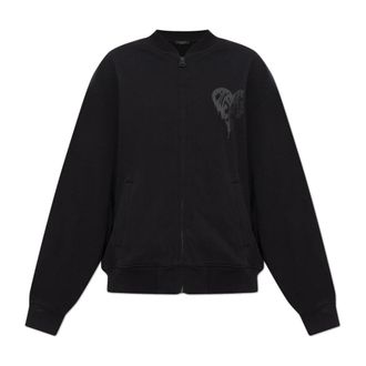 AllSaints Sweatshirt Poster - Dames - Sweatshirts - Zwart - XS - Katoen - Hoodies & sweatvesten