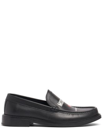 Men's Moschino Leather Slip-On Shoes - up to −65% | Stylight