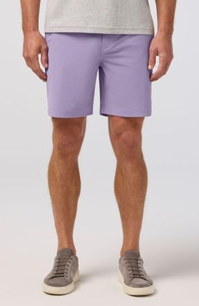Mizzen+Main Helmsman Flat Front Performance Golf Shorts in Purple Dusk at Nordstrom, Size 32 X 7