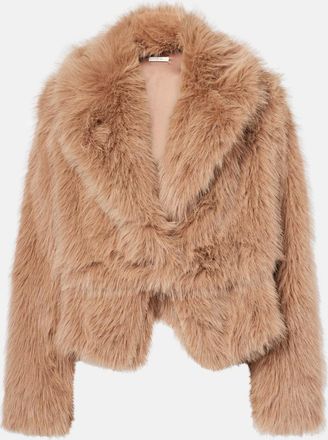 The Sei Faux fur bomber jacket