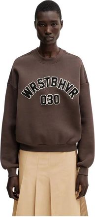 Worst Behavior Wrstbhvr, Donna, Felpe, Marrone, L, new