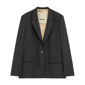 A Paper Kid Dames, Jassen, Grijs, Maat: M Wol