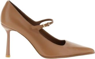 Caf&egrave;noir Nappa Band Pumps - Dames - Pumps - Bruin - 38 EU - Leer - Schoenen