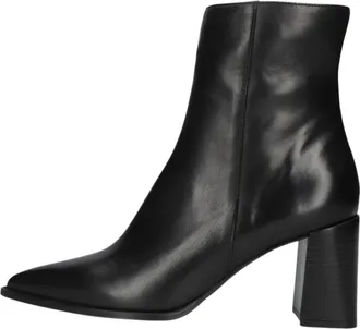 Notre-V Schoenen, Dames, Zwart, 38 EU, Leer, Klassieke Enkellaars