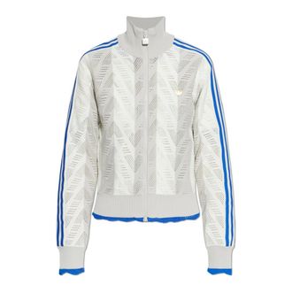 adidas Originals Adidas Originals, Zip-throughs, female, White, Size: 2XS Logo Sweatshirt
