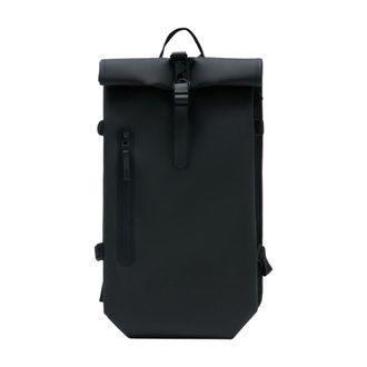 Rains Unisex Backpack Black Synthetic