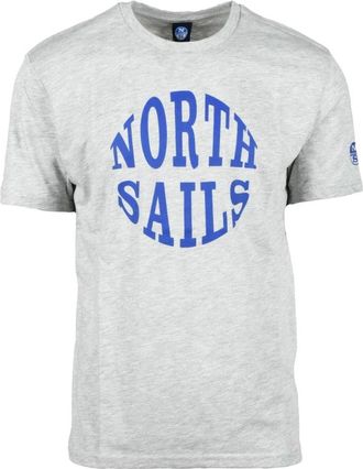 North Sails Tops, Heren, Grijs, XL, Katoen, North Sails tshirt
