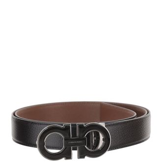 Ferragamo Multi Gancini Interchangeable Reversible Leather Belt