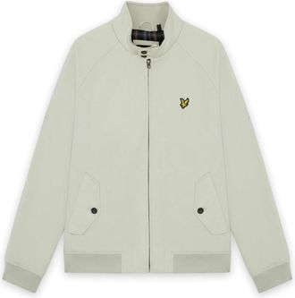 Lyle & Scott Cotton Harrington Jacket - Heren - Zomerjassen - Groen - M - Katoen - Jassen