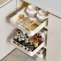 OEM Caj&oacute;n Deslizante De Cocina, Organizador Extra&iacute;ble Para Armario, Cajones Deslizantes Extensibles, Caj&oacute;n Deslizante Para Armario De Cocina Que No Requie