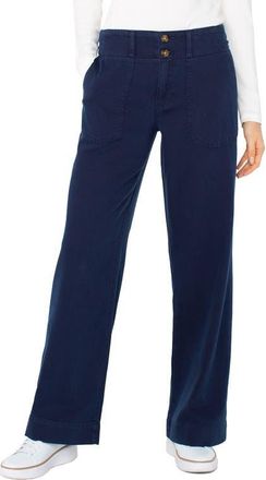 Liverpool L.A. Hannah Flare Leg Pants in Navy Dusk at Nordstrom, Size 12P