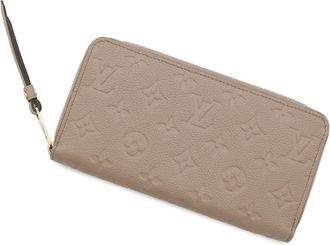 Louis Vuitton Tourterelle Monogram Empreinte Long Wallet (Bi-Fold) (Pre-Owned)
