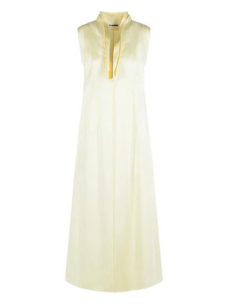 Jil Sander Abito con scollo profondo - Giallo