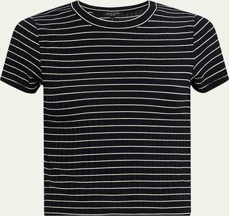 Rag & Bone Luca Stripe Baby Tee