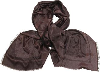 Elisabetta Franchi Sc 12F56E2 Vierkante Sjaal - Dames - Zijden sjaals - Bruin - ONE Size - Accessoires