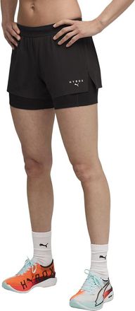Puma Puma Womens Hyrox 2in1 Shorts Puma Black 10